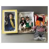 Effanbee Mary Poppins, Enesco Clown & More