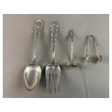 Signed Sterling Silver Flatware