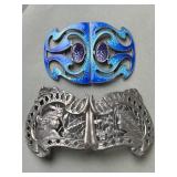 Antique Art Nouveau Belt Buckles