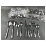 Oneida Bittersweet Stainless Flatware 77 pcs.