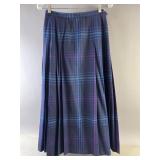 Vintage Pendleton Pleated Plaid Wool Skirt Sz. 6