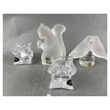 Reijmyre Squirrel & Birds W Michael Fina Crystal