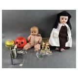 Vtg Nun Doll, Baby & More