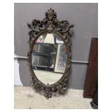 Vintage Turner MCM Fleur De Lis Wall Mirror