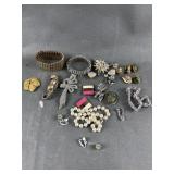 Vtg Costume Jewelry