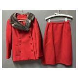 Vintage Jack Fiet Size 12 Skirt and Suit Set