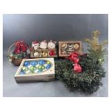 Vtg MCM Kitschy Christmas Decor