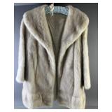 Vintage White Fur Coat