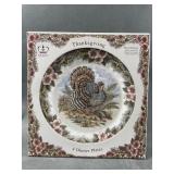 4 Queens Myott Factory Thanksgiving Dinner Plates