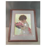 Vintage Jessie Wilcox Smith Art Cross Stitch Piece