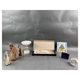 Art Deco Italian Cerub Soap Dish, Precious Moments