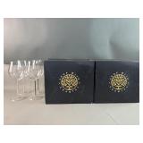 8 Crystal Infused Wine Glasses: Rose Quartz & More