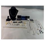 Vintage Costume Jewelry Including Weiss Clip Ons