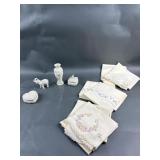 Lenox Vase, Vintage Linens, Elephant & More