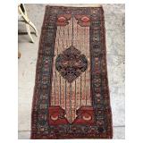 Vintage Hand Woven Persian Style Carpet