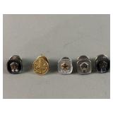 Marked 10K Chrysler Vintage Tie Pins & More