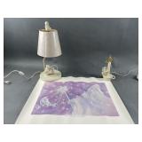 Snow Baby Display Lamp, Shine & Art Print