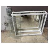 Mirrored Back Glass/Wood Display Case