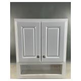 Linen white Bathroom Wall Cabinet