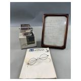 Vtg Ronson Queen Anne Lighter, Spectacles & More