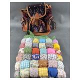 Adorable Handmade Puffy Quilt Bag & Backpack