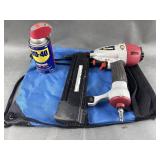 Central Pneumatic 3 In 1 Nailer With Bag & More