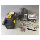Drill Master 1/4 Inch Router, Work Light & More