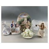Oneida Crystal, Porcelain Japan Figures & More