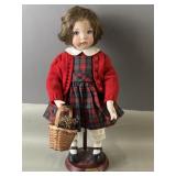 Dianna Effner Schoolgirl Jenny Porcelain Doll
