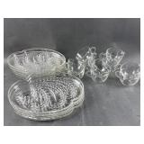 Anchor Hocking Luncheon Plates & Glasses