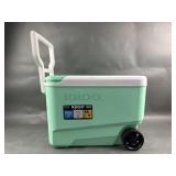 Mint Green 38 Quart Igloo Cooler