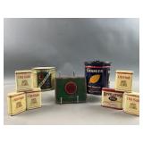 Lucky Strike, Old Gold & More Vtg Tobacco Tins