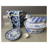Chinoiserie Stoneware Duck Butterfly Box & More