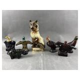 Jim Beam Decanter, Avon Bird Bottles & More