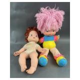 Vtg Baby Rainbow Brite &Strawberry Shortcake Dolls
