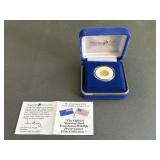1.24 Grams of Gold Coin Cook Island Proof & COA