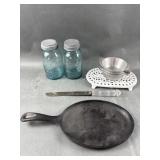 Mid Century Shark Fin Bowls, Lodge Cast Iron& More