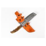 Handmade Damascus Steel Tracker Knife M