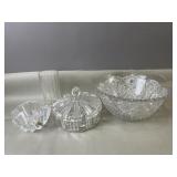 Manganese Pressed Glass Bowl and More
