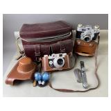 Kodak 35, Argus Rangefinder Cameras & Case