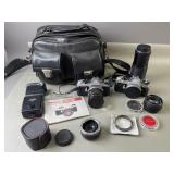 Vintage Pentex ME Super Cameras, Lens & More