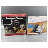 Hamilton Beach Sandwich Toaster, AT&T Phone