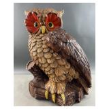 MCM Chalkware Owl Statue