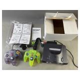 Nintendo 64 System With 2 Controllers