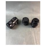 Canon FD 100mm, 35-70mm & FD 50mm Lens