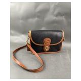 Vtg Dooney & Bourke Essex Leather Crossbody Bag
