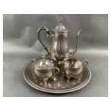 Vintage Silver Plated Tea Set