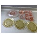 Depression Glass, Flower Frog, Nut Cups & More