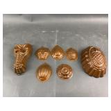 Vtg. Copper Toned Lobster Hanging Molds & More!
