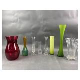 Vtg. Anchor Hocking Clear Glass Vase & More!